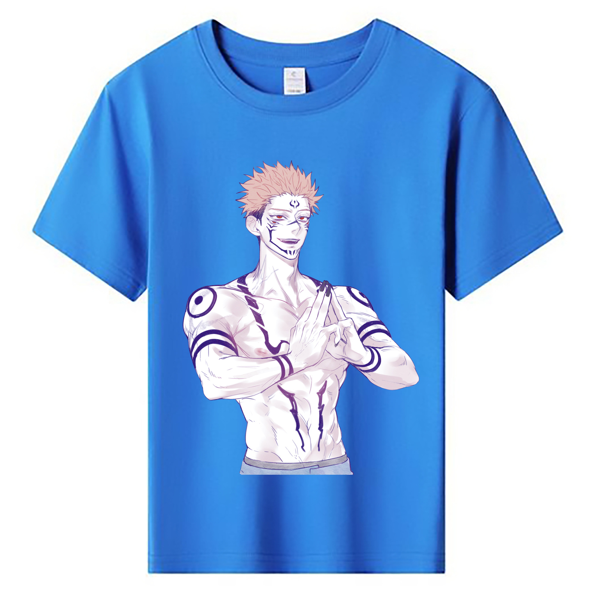 （画像用） 呪術廻戦 Jujutsu Kaisen 綿100％キッズTシャツ（フロントプリント）